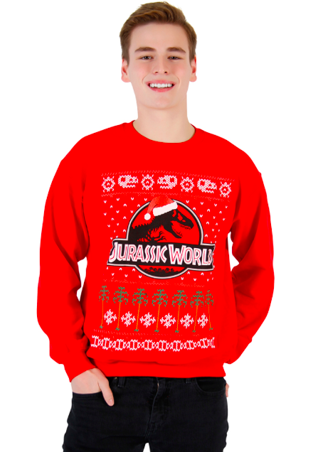 Jurassic Park Christmas sweater