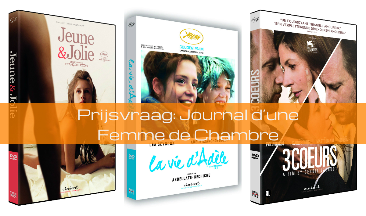 Prijsvraag JOURNAL D’UNE FEMME DE CHAMBRE