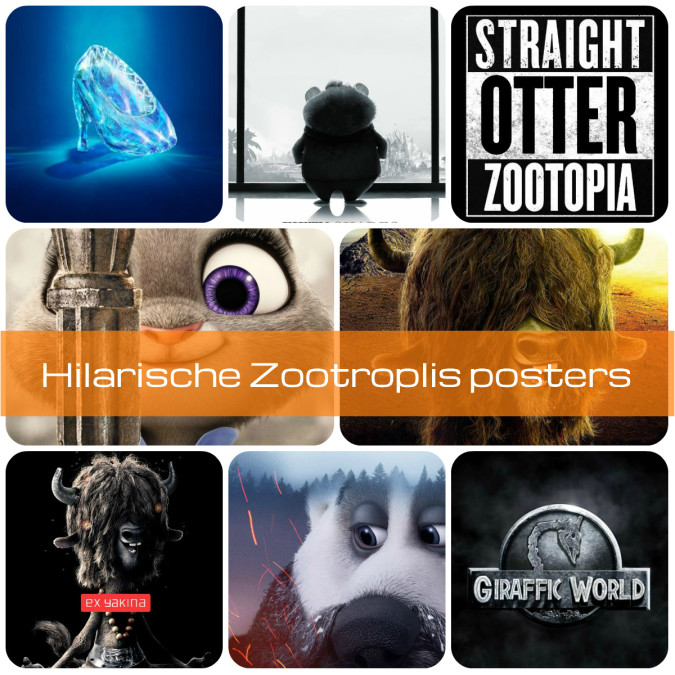 Hilarische Zootropolis posters